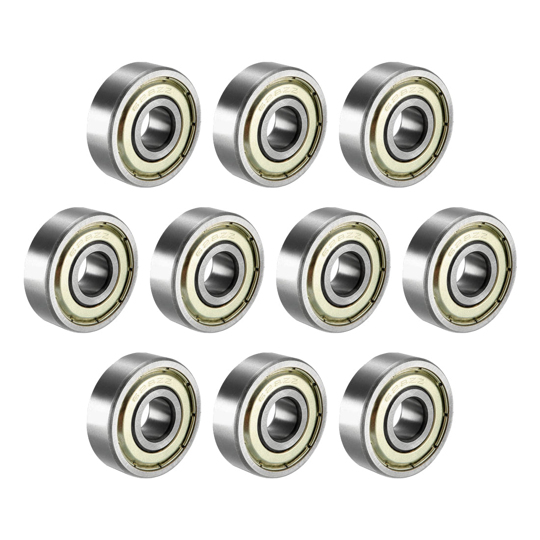 uxcell Uxcell Deep Groove Ball Bearings Metric Double Shield Chrome Steel Roller P0 Z2