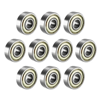 Harfington Uxcell Deep Groove Ball Bearings Metric Double Shield Chrome Steel Roller P0 Z2