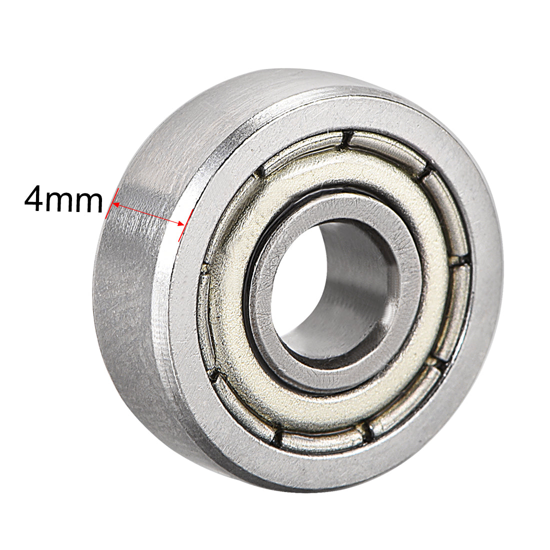 uxcell Uxcell Deep Groove Ball Bearings Metric Shielded High Carbon Steel Z1