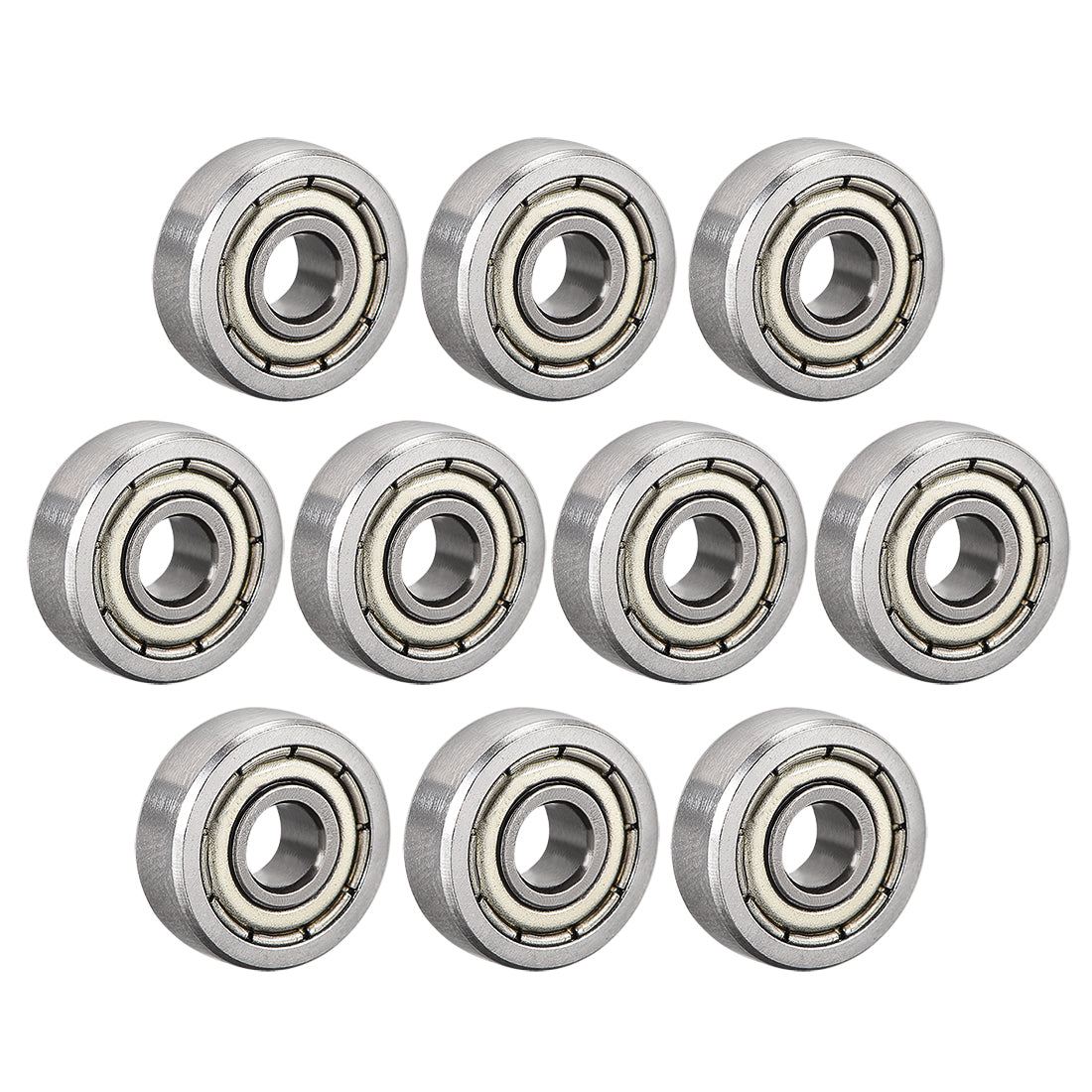 uxcell Uxcell Deep Groove Ball Bearings Metric Double Shielded High Carbon Steel Z1