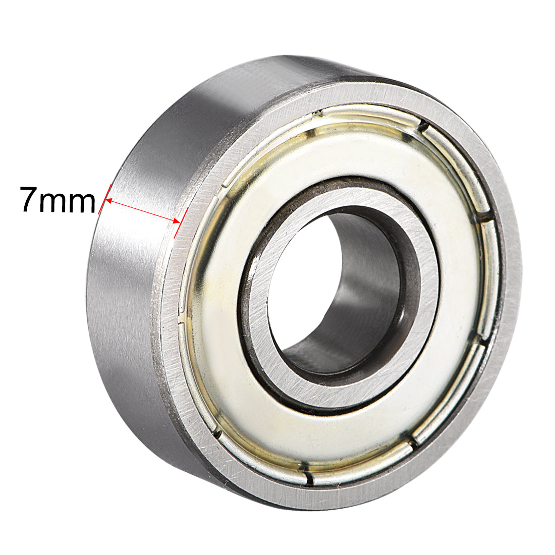 uxcell Uxcell Deep Groove Ball Bearings Metric Double Shielded High Carbon Steel Z1