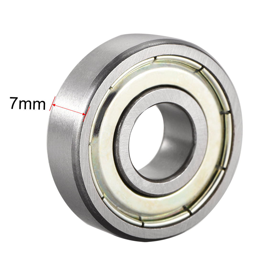 uxcell Uxcell Deep Groove Ball Bearings Metric Double Shielded High Carbon Steel Z1