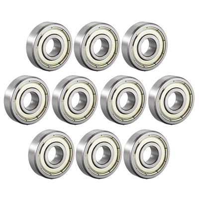 Harfington Uxcell Deep Groove Ball Bearings Metric Double Shielded High Carbon Steel Z1