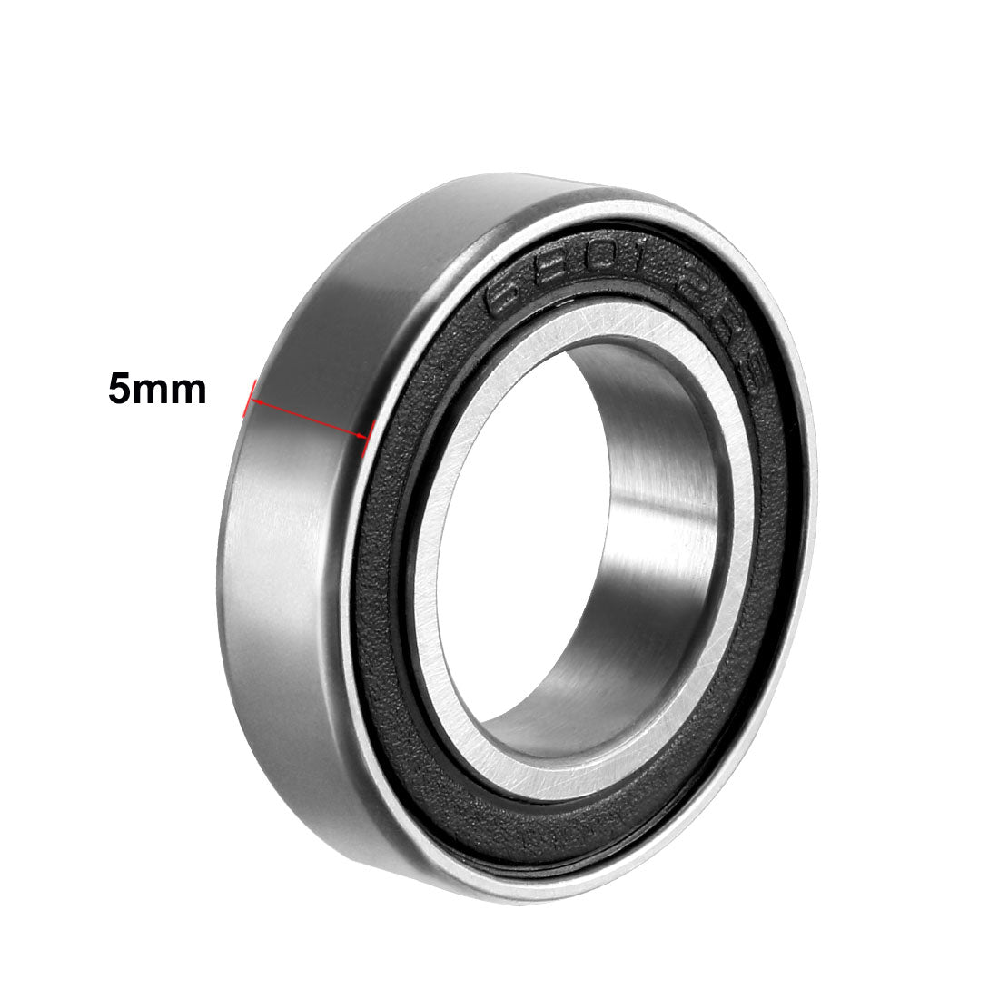 uxcell Uxcell Deep Groove Ball Bearings Metric Double Seal Carbon Steel Z1