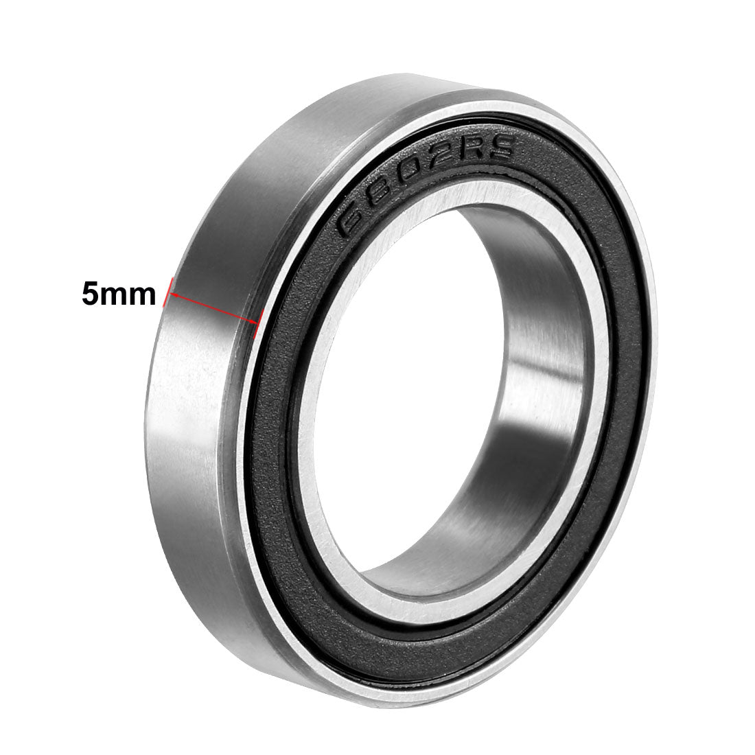 uxcell Uxcell Deep Groove Ball Bearings Metric Double Seal Carbon Steel Z1