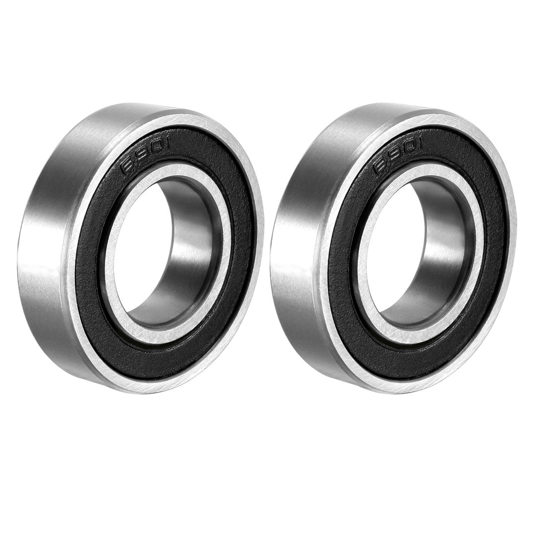 uxcell Uxcell Deep Groove Ball Bearings Metric Double Sealed High Carbon Steel Z1 Bearing