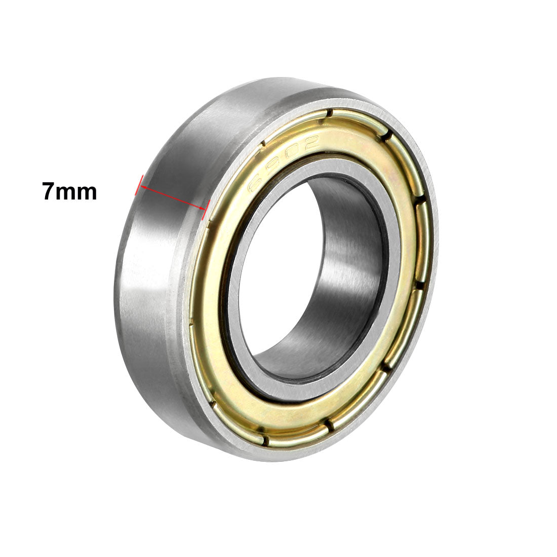 uxcell Uxcell Deep Groove Ball Bearings Metric Double Shielded High Carbon Steel Z1