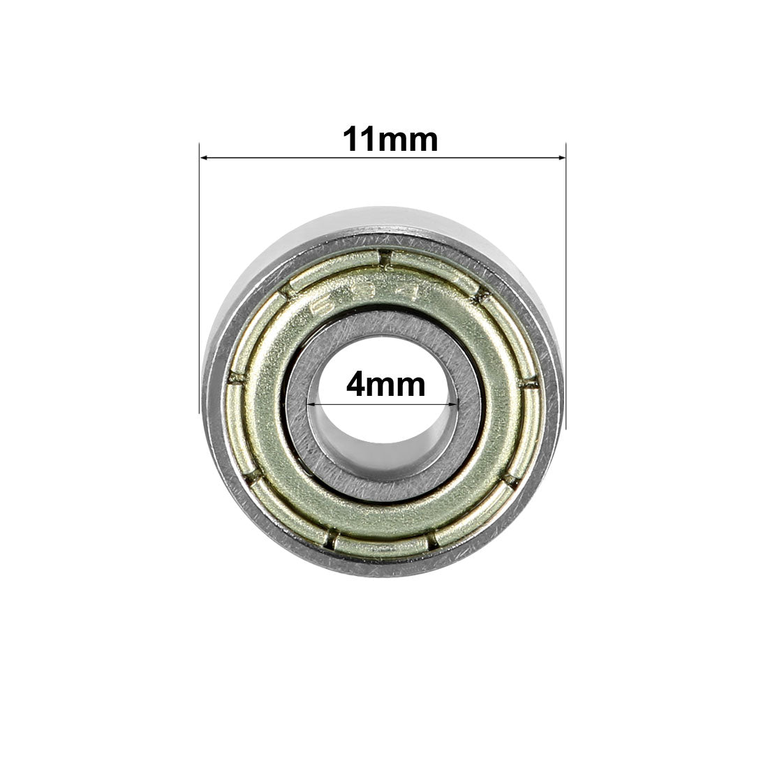 uxcell Uxcell Deep Groove Ball Bearings Metric Double Shielded High Carbon Steel Z1