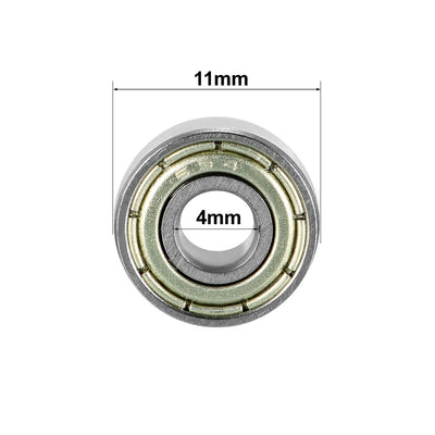 Harfington Uxcell Deep Groove Ball Bearings Metric Double Shielded High Carbon Steel Z1