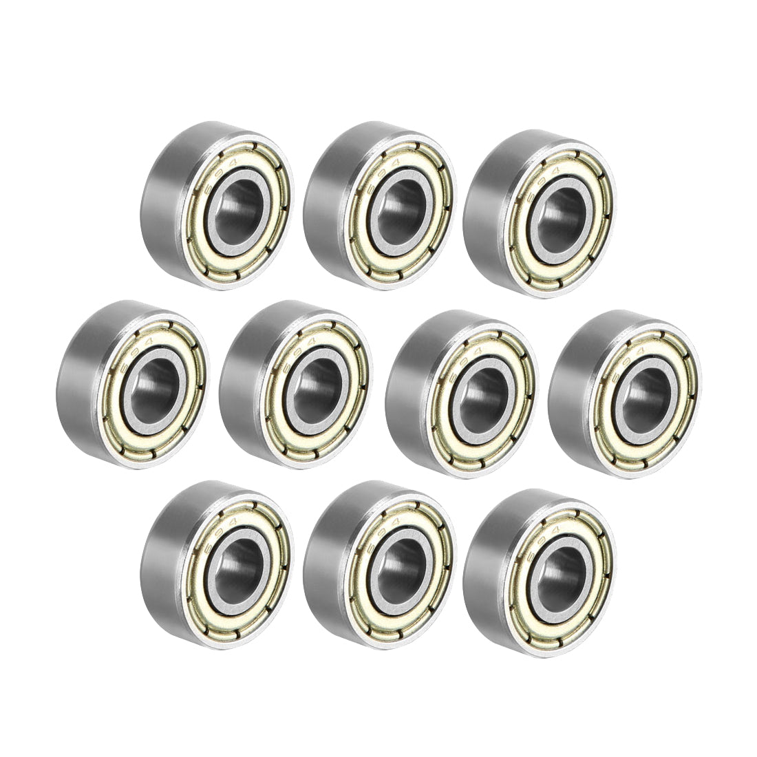 uxcell Uxcell Deep Groove Ball Bearings Metric Double Shielded High Carbon Steel Z1