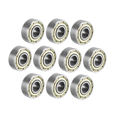 Harfington Uxcell Deep Groove Ball Bearings Metric Double Shielded High Carbon Steel Z1