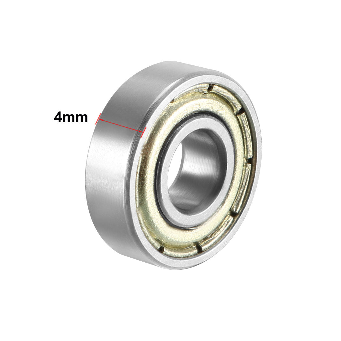 uxcell Uxcell Deep Groove Ball Bearings Metric Double Shielded High Carbon Steel Z1