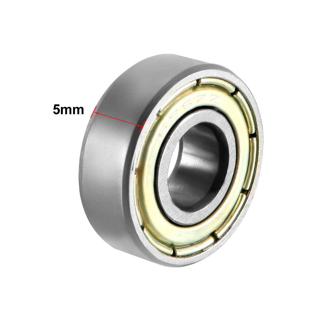 uxcell Uxcell Deep Groove Ball Bearings Metric Double Shielded High Carbon Steel Z1