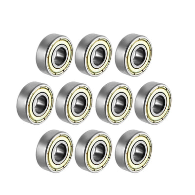 Harfington Uxcell Deep Groove Ball Bearings Metric Double Shielded High Carbon Steel Z1