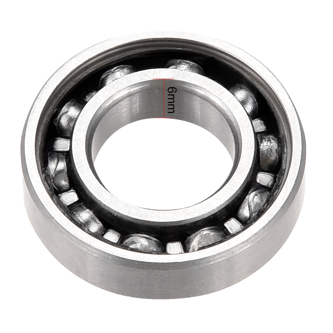 uxcell Uxcell Deep Groove Ball Bearings Metric Single Shielded Chrome Steel ABEC1 Z2