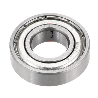 Harfington Uxcell Deep Groove Ball Bearings Metric Double Shield Chrome Steel Roller P0 Z2