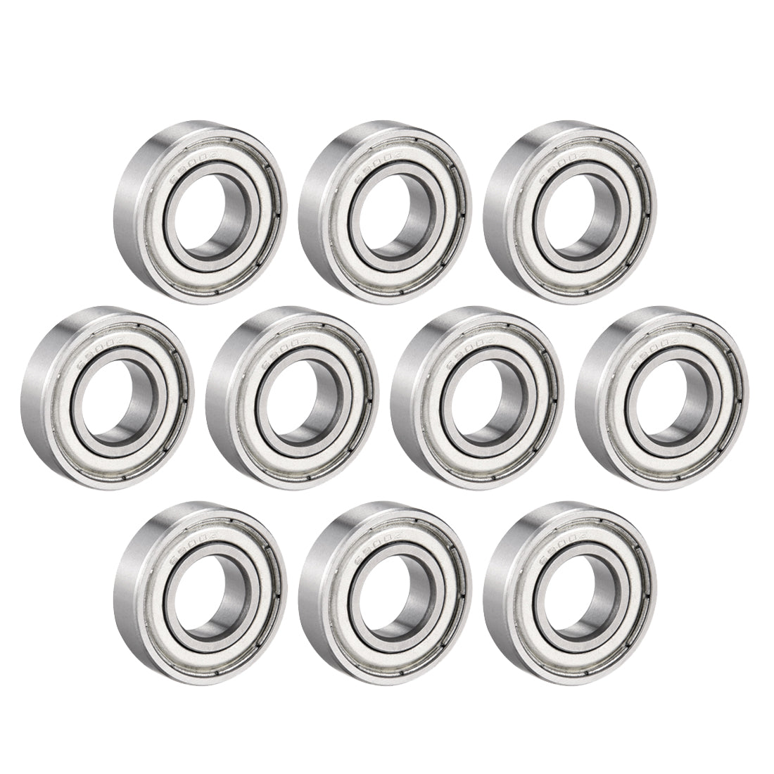 uxcell Uxcell Deep Groove Ball Bearings Metric Double Shield Chrome Steel Roller P0 Z2