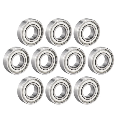 Harfington Uxcell Deep Groove Ball Bearings Metric Double Shield Chrome Steel Roller P0 Z2