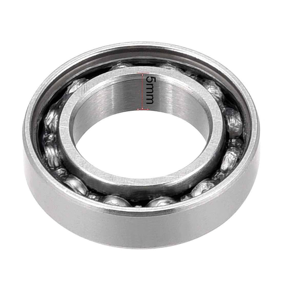 uxcell Uxcell Deep Groove Ball Bearings Thin Section Single Shielded Chrome Steel