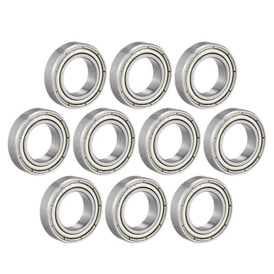 Harfington Uxcell Deep Groove Ball Bearing Thin Section Single Shielded Chrome Steel