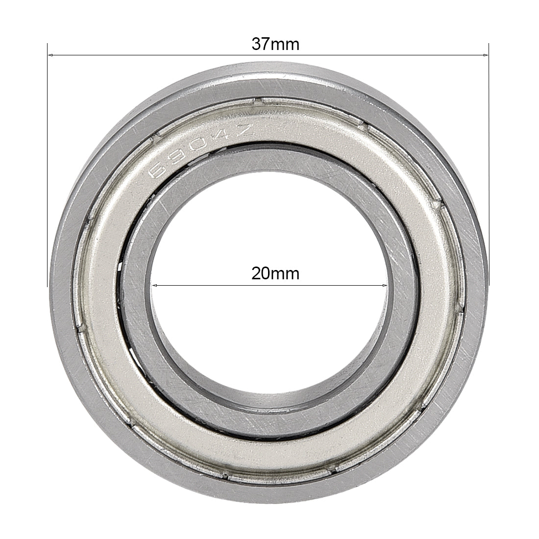 uxcell Uxcell Deep Groove Ball Bearings Inch Double Shielded Chrome Steel ABEC1 Z2