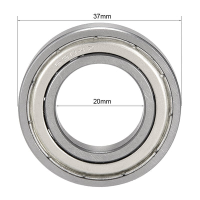 Harfington Uxcell Deep Groove Ball Bearings Inch Double Shielded Chrome Steel ABEC1 Z2