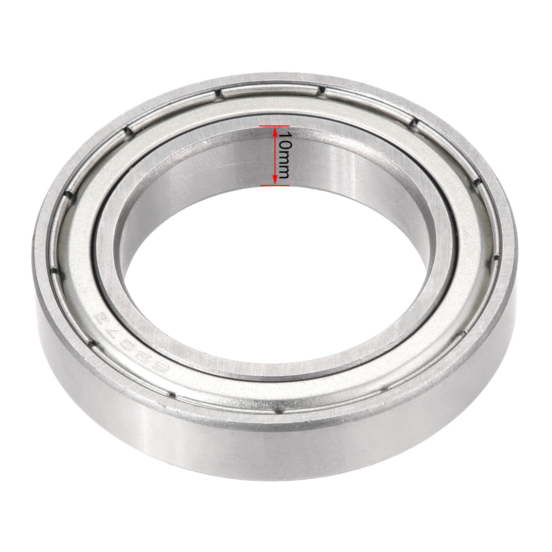 uxcell Uxcell Deep Groove Ball Bearings  Metric Double Shielded Chrome Steel ABEC1 Z2