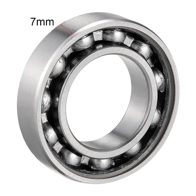 Harfington Uxcell Deep Groove Ball Bearings Inch Double Shielded Chrome Steel ABEC1 Z2