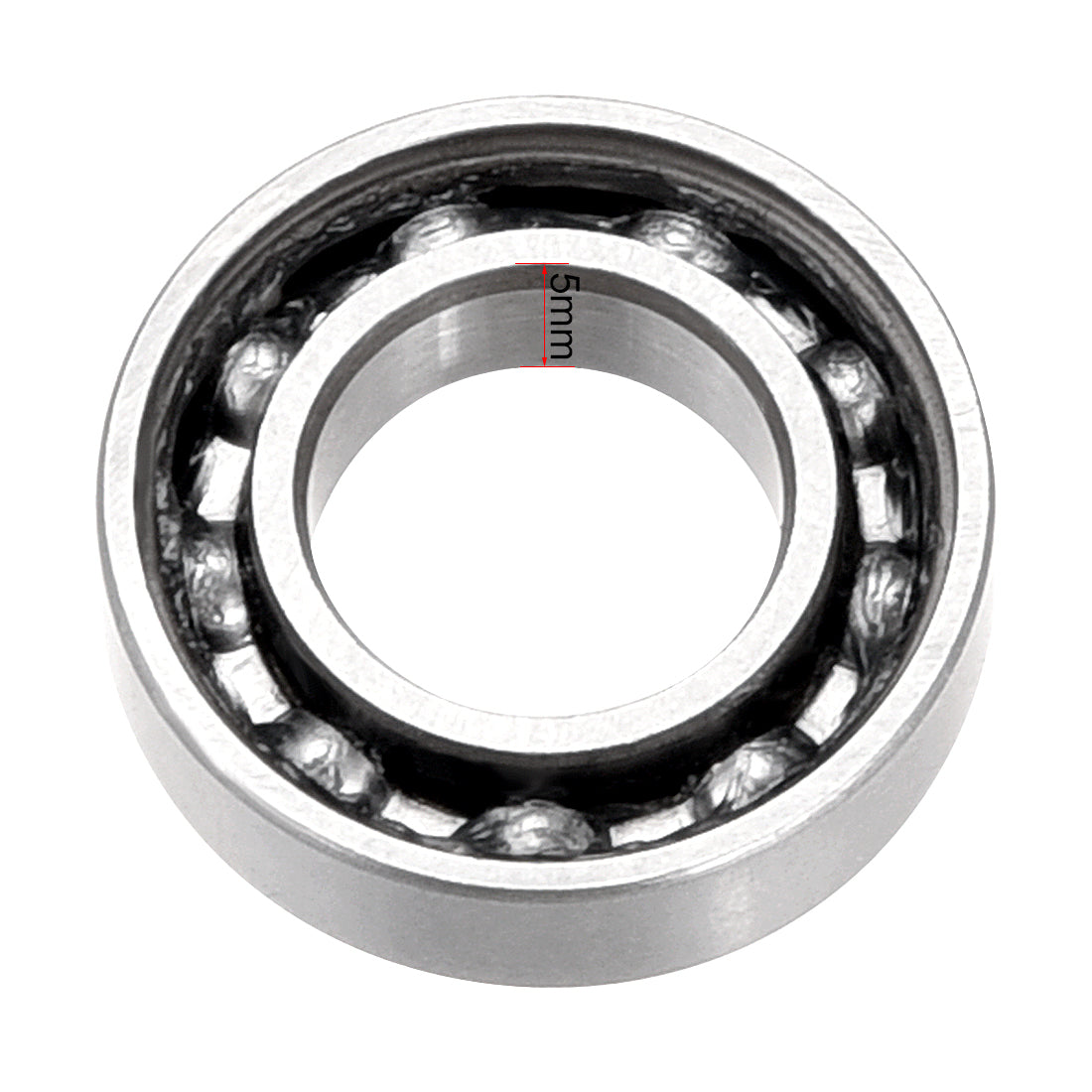 uxcell Uxcell Deep Groove Ball Bearings Thin Section Single Shielded Chrome Steel