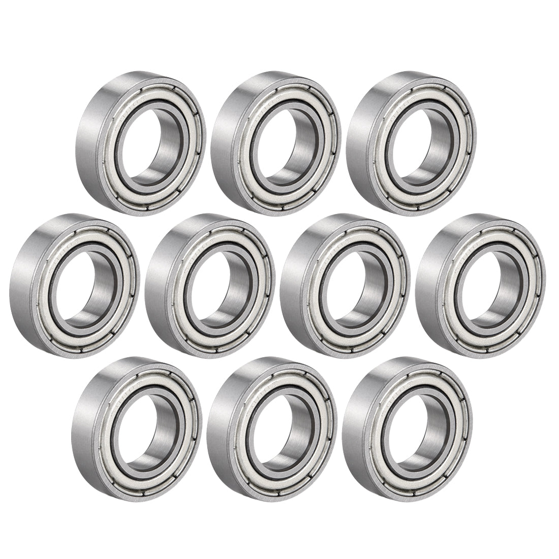 uxcell Uxcell Deep Groove Ball Bearing Thin Section Single Shielded Chrome Steel