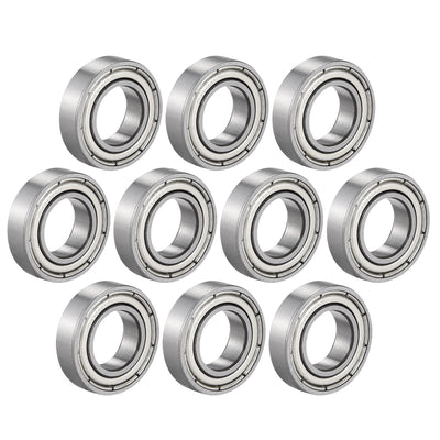 Harfington Uxcell Deep Groove Ball Bearing Thin Section Single Shielded Chrome Steel