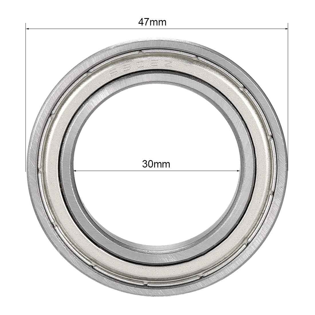 uxcell Uxcell Deep Groove Ball Bearings Inch Double Shielded Chrome Steel ABEC1 Z2