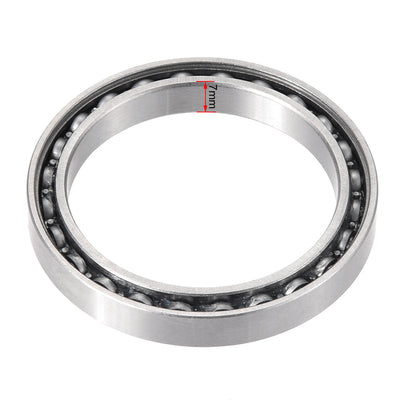 Harfington Uxcell Deep Groove Ball Bearings Thin Section Single Shielded Chrome Steel