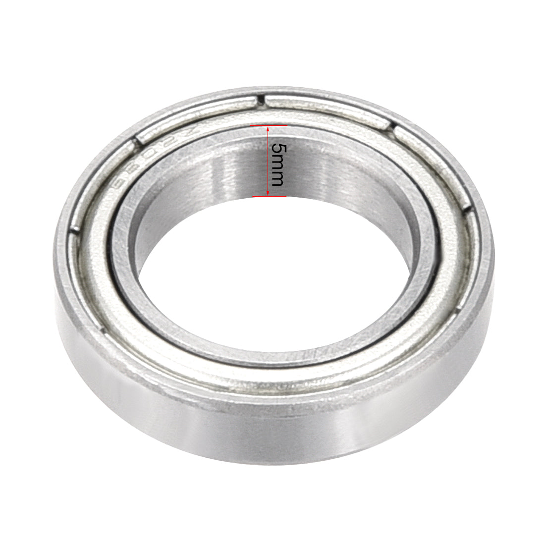 uxcell Uxcell Deep Groove Ball Bearing Thin Section Single Shielded Chrome Steel