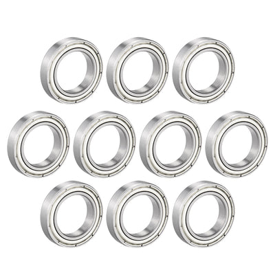 Harfington Uxcell Deep Groove Ball Bearing Thin Section Single Shielded Chrome Steel