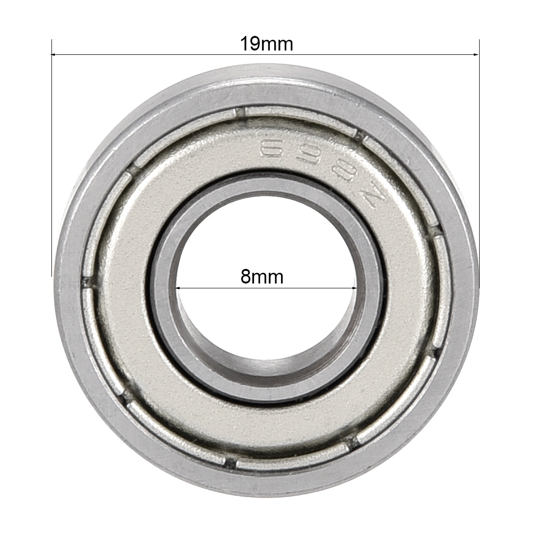 uxcell Uxcell Deep Groove Ball Bearings Metric Double Shield Chrome Steel Roller P0 Z2