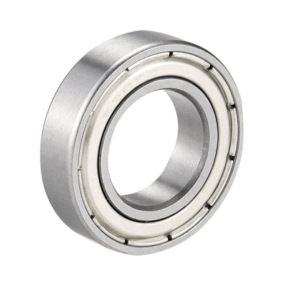 Harfington Uxcell Deep Groove Ball Bearings  Metric Double Shielded Chrome Steel ABEC1 Z2