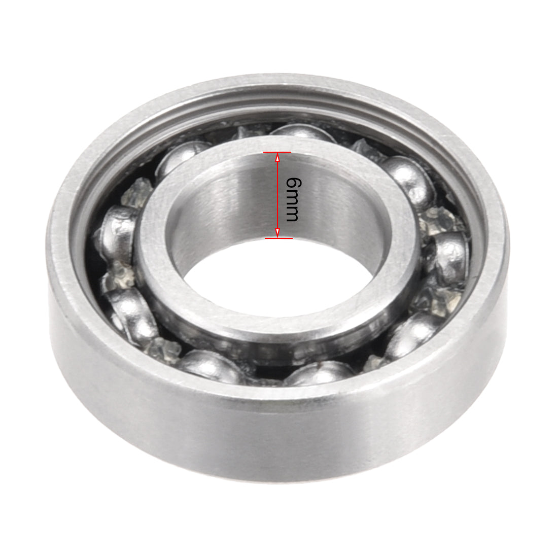 uxcell Uxcell Deep Groove Ball Bearings Metric Single Sealed Chrome Steel ABEC1 Z2