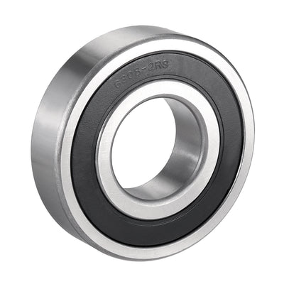 Harfington Uxcell Deep Groove Ball Bearings Metric Double Sealed Chrome Steel ABEC1 Z2 Level