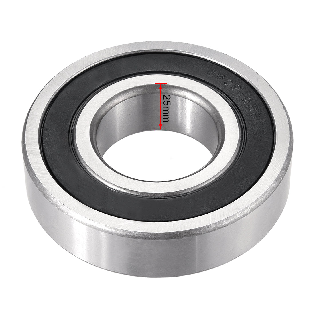 uxcell Uxcell Deep Groove Ball Bearings Metric Double Sealed Chrome Steel ABEC1 Z2 Level