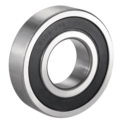 Harfington Uxcell Deep Groove Ball Bearings Metric Double Sealed Chrome Steel ABEC1 Z2 Level