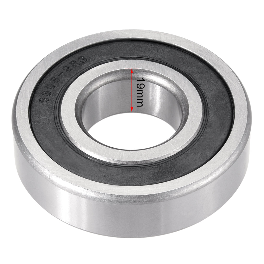 uxcell Uxcell Deep Groove Ball Bearings Metric Double Sealed Chrome Steel ABEC1 Z2 Level