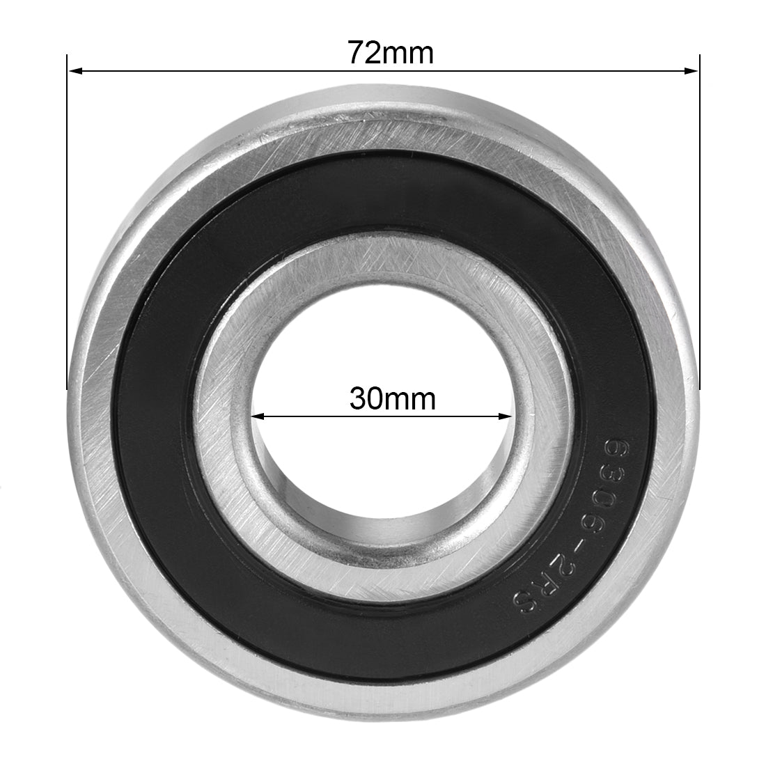 uxcell Uxcell Deep Groove Ball Bearings Metric Double Sealed Chrome Steel ABEC1 Z2 Level