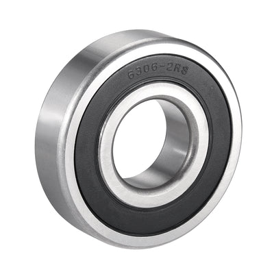 Harfington Uxcell Deep Groove Ball Bearings Metric Double Sealed Chrome Steel ABEC1 Z2 Level