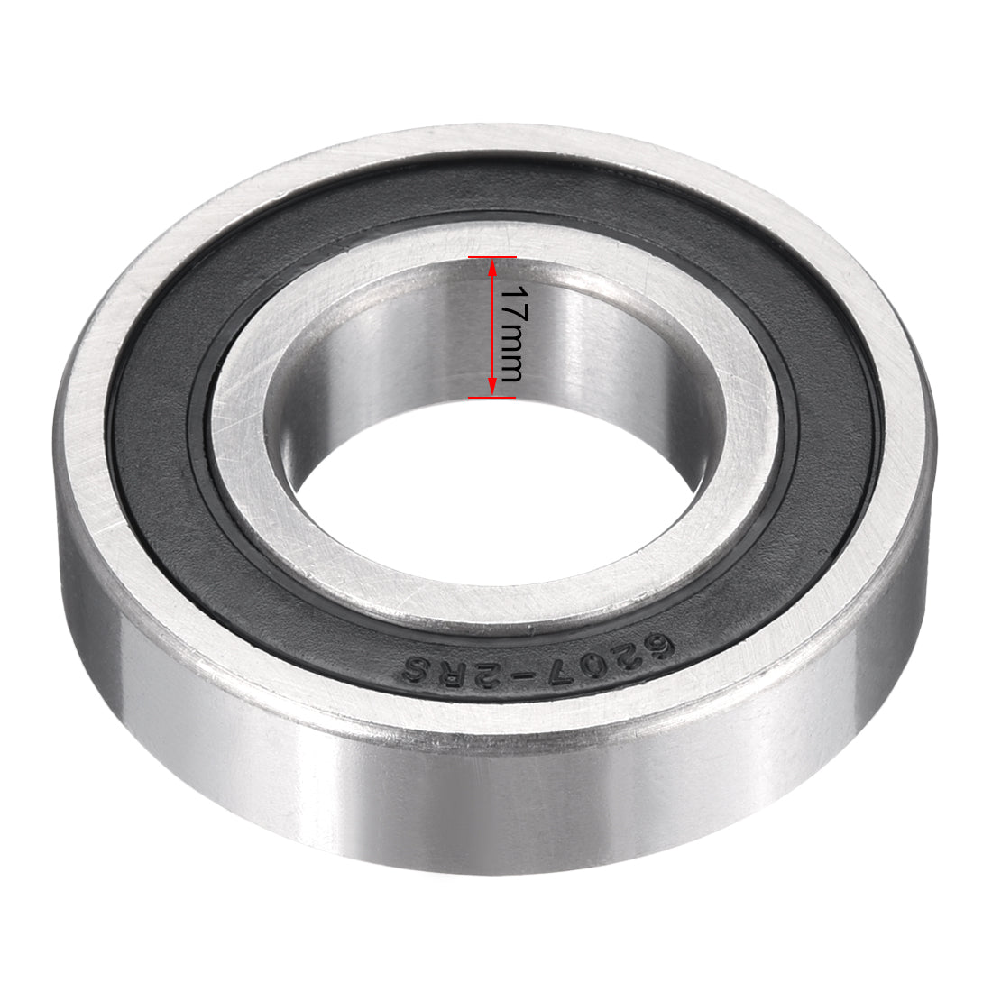 uxcell Uxcell Deep Groove Ball Bearings Metric Double Sealed Chrome Steel ABEC1 Z2 Level