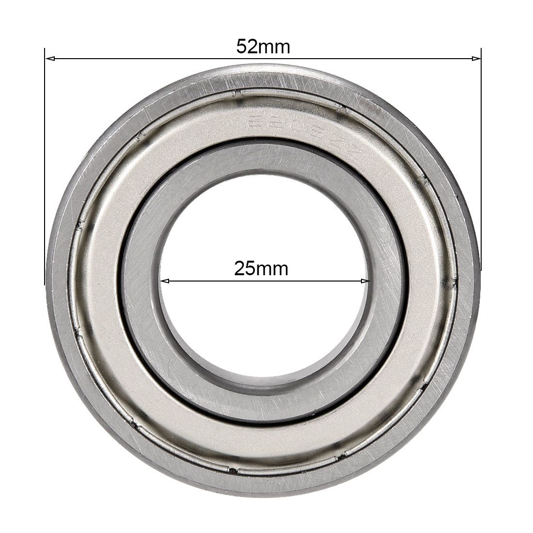 uxcell Uxcell Deep Groove Ball Bearings Double Shielded Chrome Steel