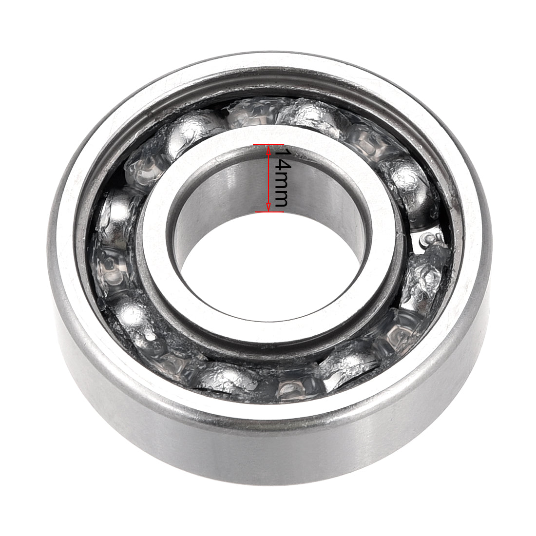 uxcell Uxcell Deep Groove Ball Bearings Inch Double Shielded Chrome Steel ABEC1 Z2