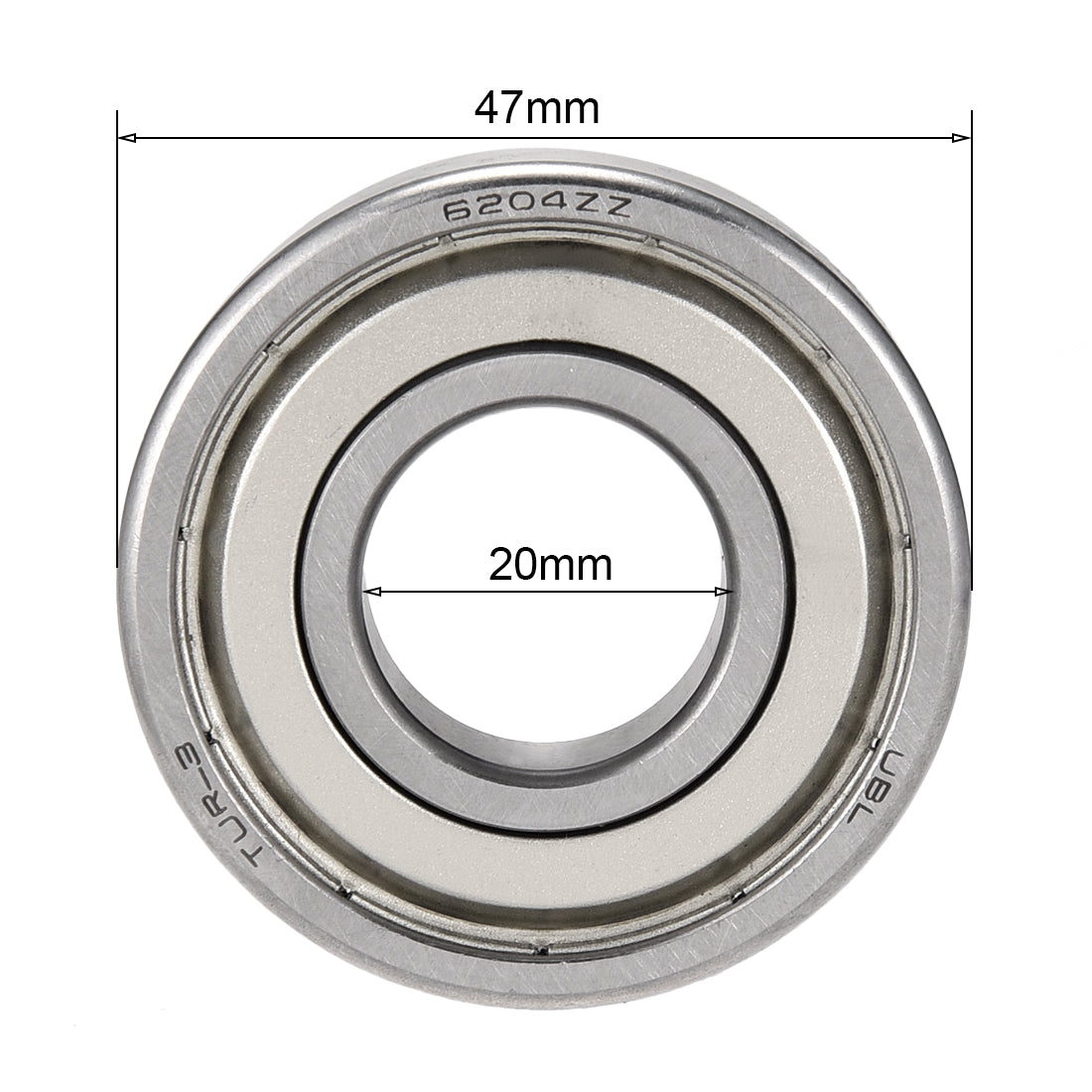 uxcell Uxcell Deep Groove Ball Bearings Inch Double Shielded Chrome Steel ABEC1 Z2