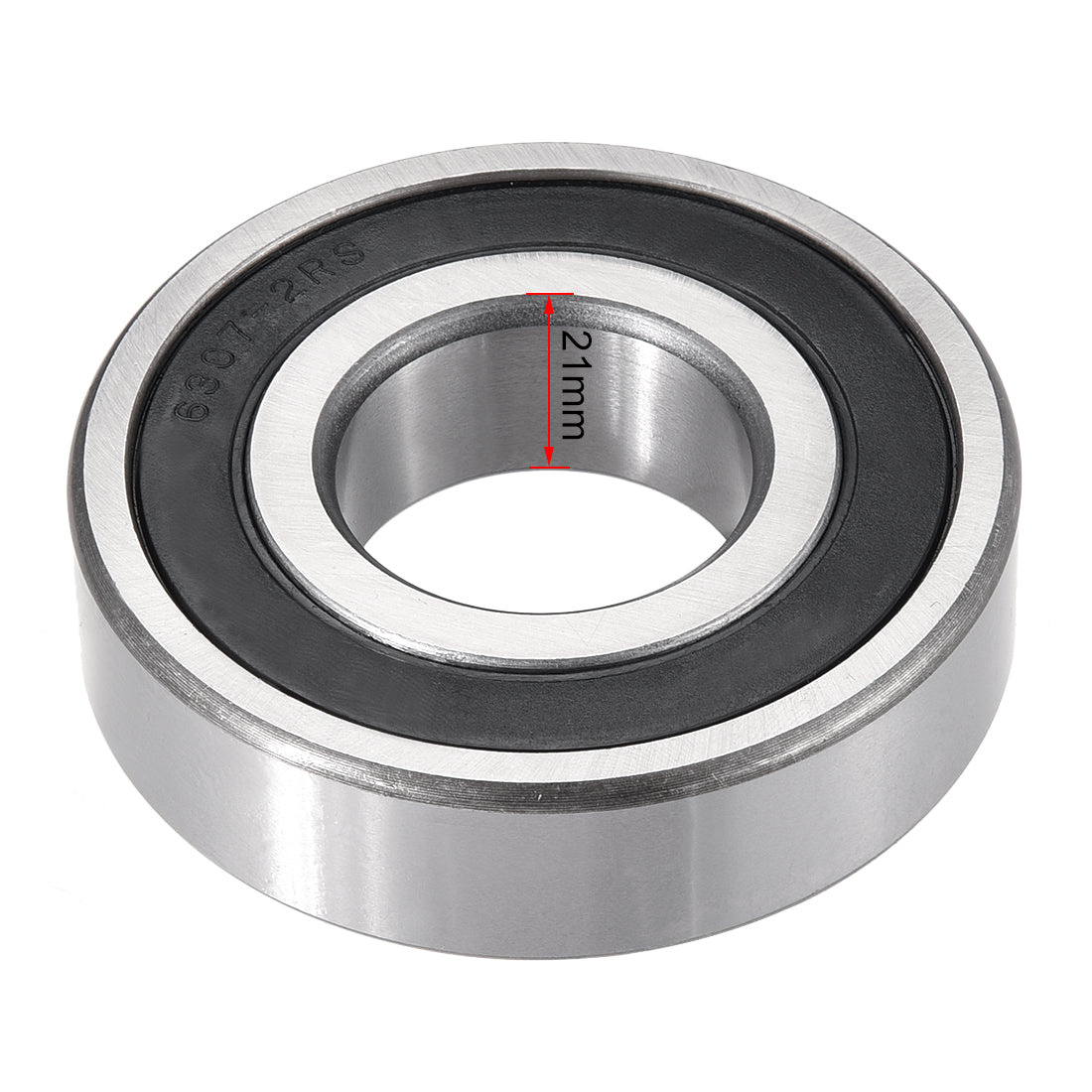 uxcell Uxcell Deep Groove Ball Bearings Metric Double Sealed Chrome Steel ABEC1 Z2 Level