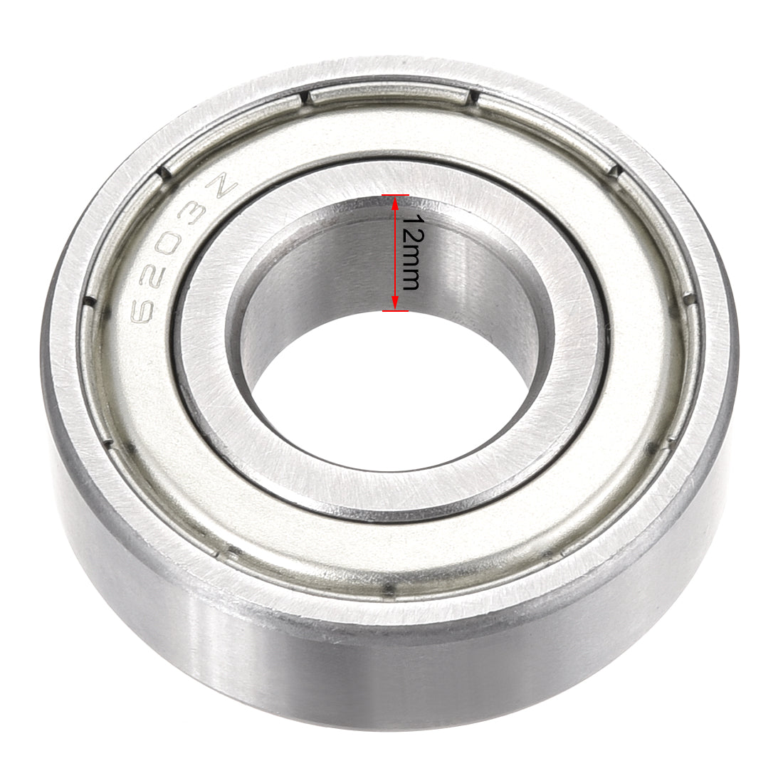 uxcell Uxcell Deep Groove Ball Bearings  Metric Double Shielded Chrome Steel ABEC1 Z2